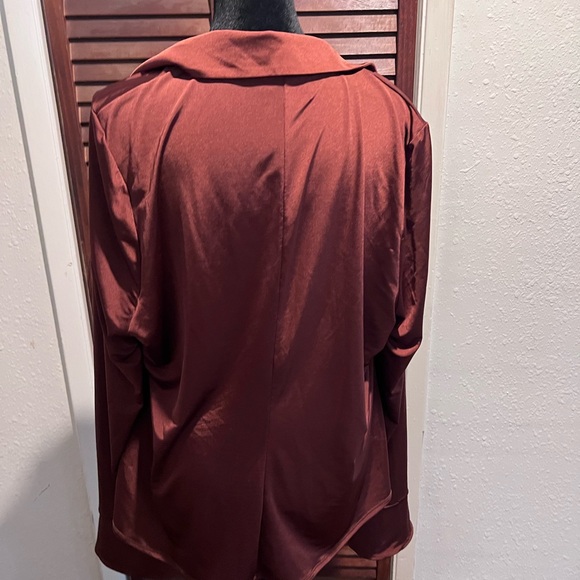 ASOS silky button down, long sleeve too. - Picture 2 of 2